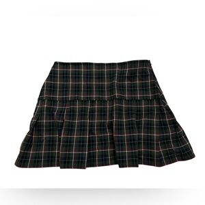 Superdry plaid mini skirt size 6 dark academia‎ gothrock school girl grunge